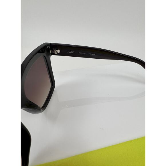 Quay Icy Dark Brown 52mm Gradient Square Oversized Sunglasses main image 4